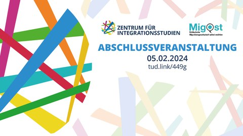 Banner zur Abschlussveranstaltung