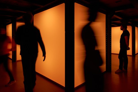 Esmeralda Conde Ruiz: 24/7 - Installationsansicht in HELLERAU, Schaufler Lab@TU Dresden