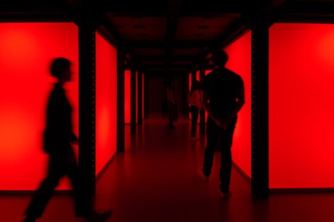 Esmeralda Conde Ruiz: 24/7 - Installationsansicht in HELLERAU, Schaufler Lab@TU Dresden