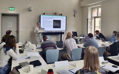 Marie Briese bei der CiTRS Summer School.