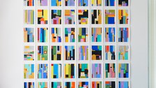 20.08.2021: Vernissage der Open Studio-Präsentation zur "Dresden Series" von Anton Ginzburg in der Sammlung Farbenlehre