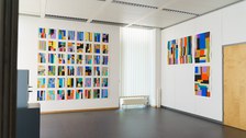 20.08.2021: Vernissage der Open Studio-Präsentation zur "Dresden Series" von Anton Ginzburg in der Sammlung Farbenlehre