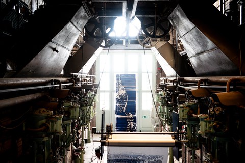 Blick in einen alten Maschinenraum