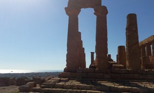 Foto des Tempels in Agrigent
