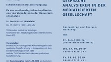 Flyer Vorderseite mit Tagungsprogramm