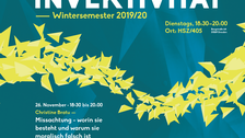 Plakat Dresdner Vorträge: Invektivität 2019