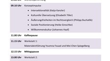 invektivität und kulturelle differenz programm