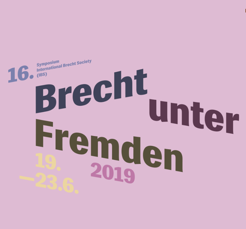 Tanja Prokic und Anna Häusler von unserem TP K halten auf dem 16. Symposium der International Brecht Society: „Brecht unter Fremden“ vom 19.-23. Juni 2019 in Leipzig einen Vortrag mit dem Titel „Fremdwerden. Theatrale Ordnungen des Zuschauers mit und nach Brecht“ 