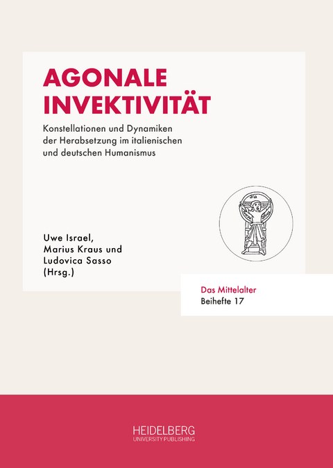 Cover des Buches Agonale Invektivität, Farben rot und weiß