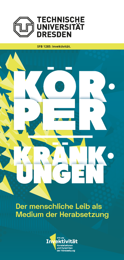 Flyer SFB-Jahrestagung 2019 Titelseite: Körper-Kränkungen