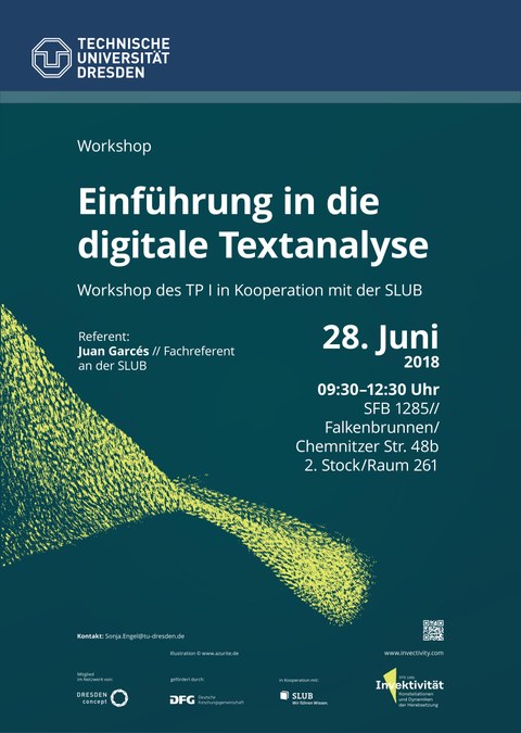Plakat Digitale Textanalyse