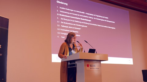 Prof. Dr. Heike Greschke während ihres Vortrags