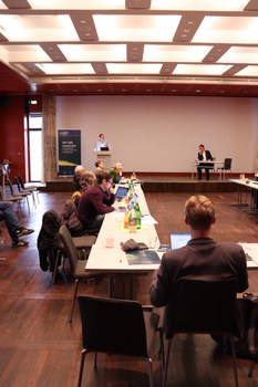 Publikum während der Diskussionsrunde nach Jan Martin Lies Vortrag