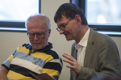 Schwerhoff im Gespräch