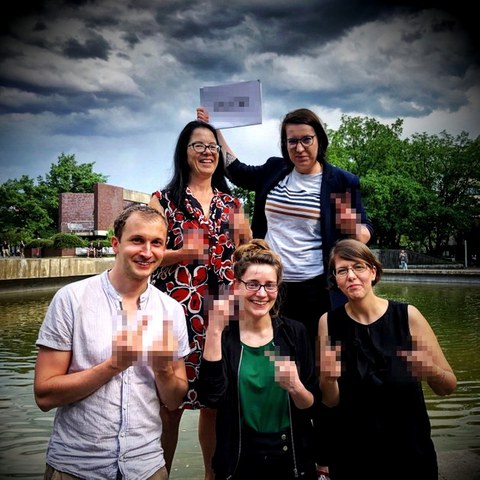 Foto von den Mitarbeiter*innen des Teilprojekts L