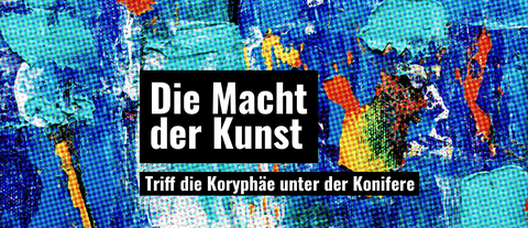 Banner Macht der Kunst