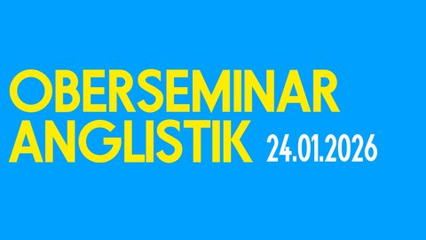 Oberseminar 2026