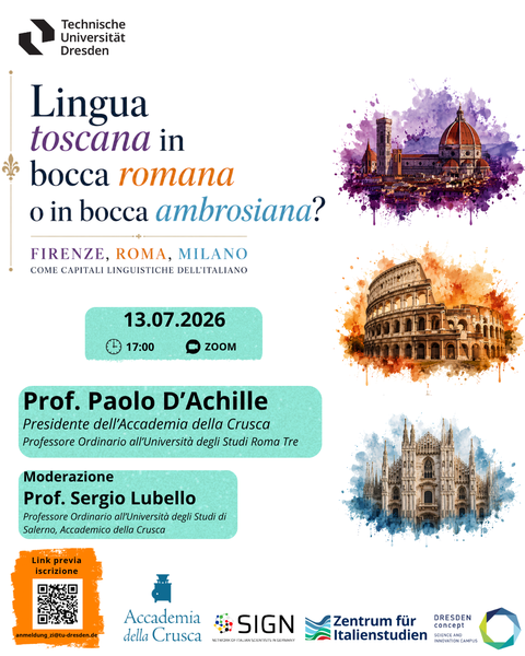 Lingua toscana in bocca romana o in bocca ambrosiana Firenze Roma Milano come capitali linguistiche dell'italiano modificata