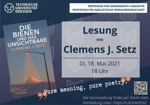 Lesung mit Clemens J. Setz