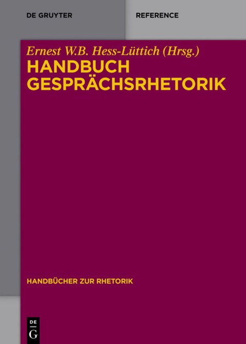 Handbuch Gesprächsrhetorik