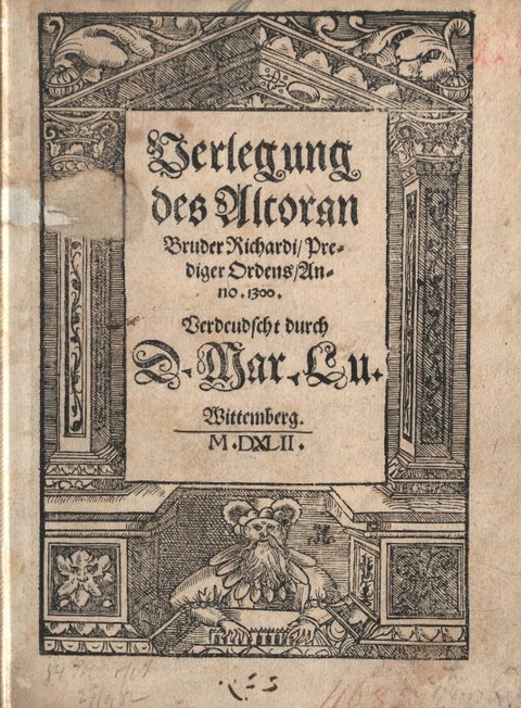 Alcoran-Titelblatt