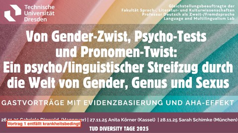 Titelbild Gastvorträge GenderGenusSexus