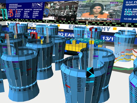 Envisioning the space of networked decision making in financial markets. Asymptote Architecture