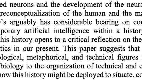 The Ideology of the Neural Network