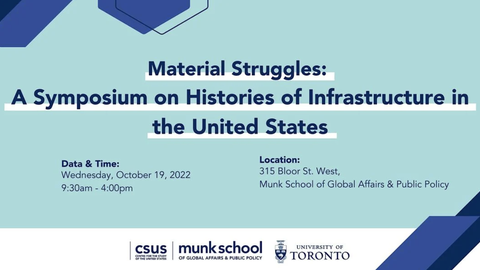A Symposium on Histories of Infrastructure in the U.S.