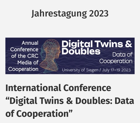 International Conference “Digital Twins & Doubles: Data of Cooperation”