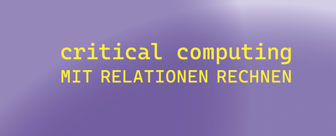 critical computing