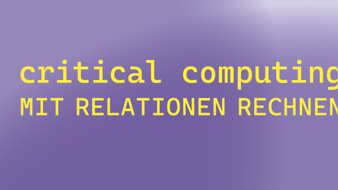 critical computing