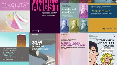 Collage aus Buchcovern neuester Publikationen