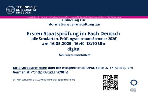Kolloquium zur Ersten Staatsprüfung