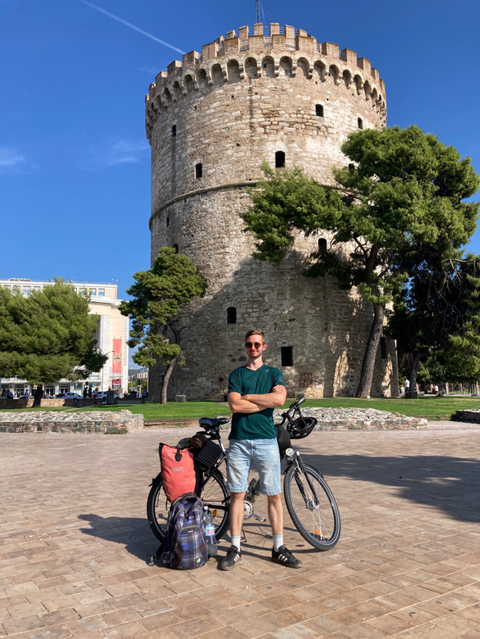 Karl mit Fahrrad 
