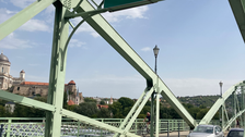 Fahrt über Brücke