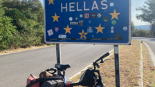 Einfahrt nach Griechenland