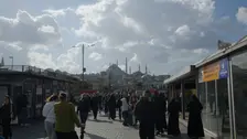 Blick von Eminönü auf die Fatih-Moschee
