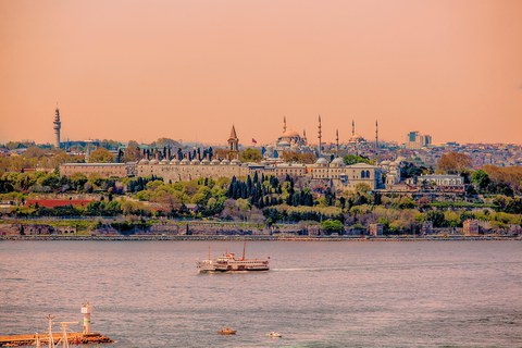 Solhouette von Istanbul