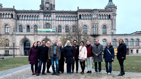 Teilnehmende der TU9-DaF-Runde am 7. November 2025 im Leibniz Language Centre der Leibniz Universität Hannover.