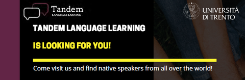 Plakatausschnitt für Tandem Language Learning