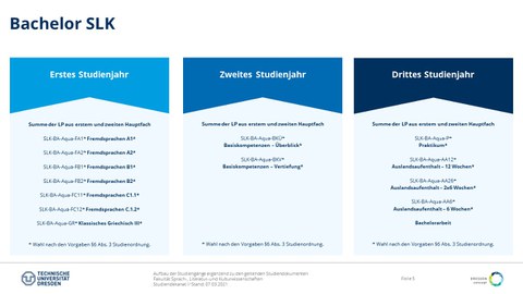 Studiengangsaufbau