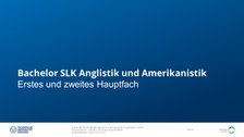 Studiengangsaufbau