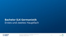 Studiengangsaufbau