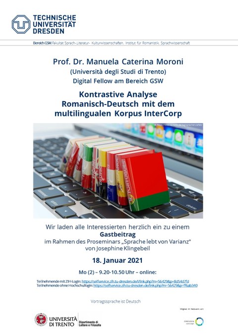 Poster Gastvortrag Prof. Dr. Manuela Caterina Moroni