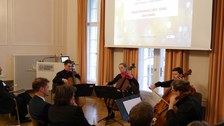 Foto 2 anlässlich der feierlichen Eröffnung des Centrum Frankreich | Frankophonie (CFF) am 16. Mai 2019 im Festsaal des Rektorats der TU Dresden.