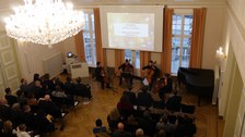 Foto 16 anlässlich der feierlichen Eröffnung des Centrum Frankreich | Frankophonie (CFF) am 16. Mai 2019 im Festsaal des Rektorats der TU Dresden.