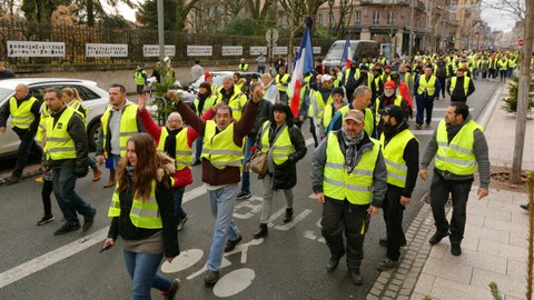 Foto von Thomas Bresson auf wikimedia.org - Proteste von Gelbwesten in Frankreich