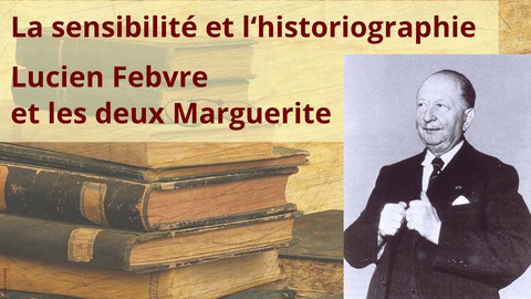 Poster on the occasion of the lecture “Sensibility and Historiography: Lucien Febvre and the Two Marguerites” by Kristian Raum on January 28, 2020, at TU Dresden.