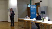 Photo IF 23 on the occasion of Franco-German Day 2020, “Germany and France: Together Against Anti-Semitism and Racism,” on January 21, 2020, at the Goethe-Institut Dresden.